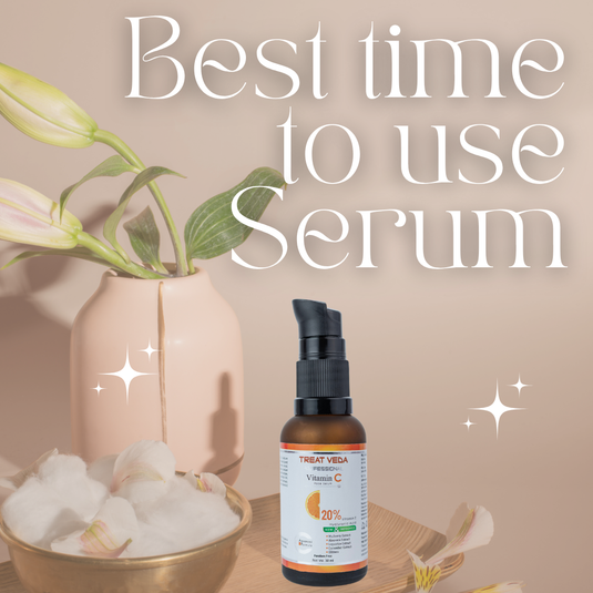 Best Time to Use Vitamin C Serum for Glowing Skin | Treat Veda